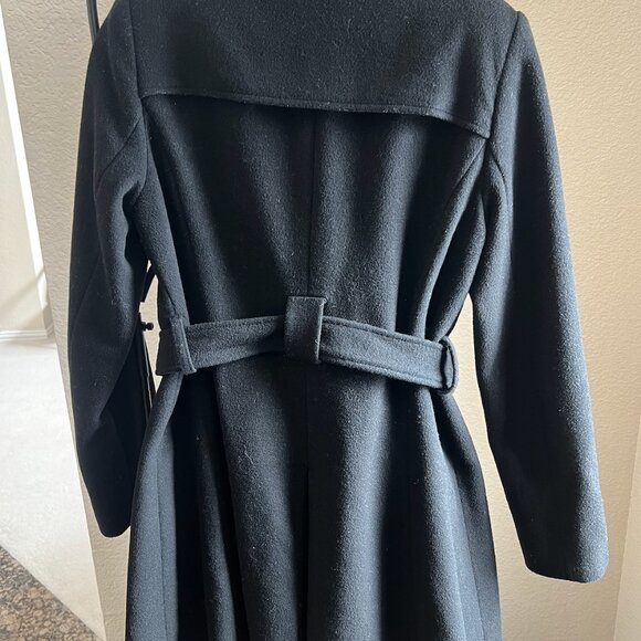 Black Wool Coat DKNY - Picture 3 of 5